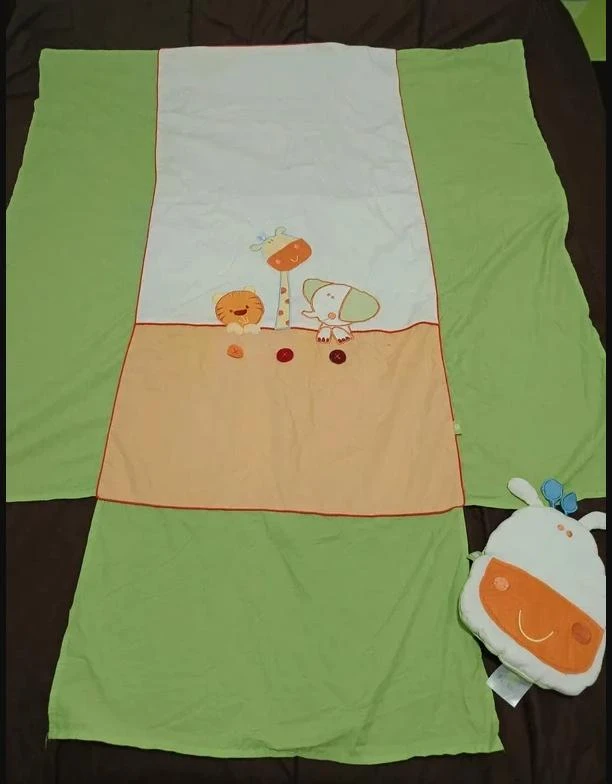 Sábana cuna infantil con cojín de jirafa, hermoso – photo 2